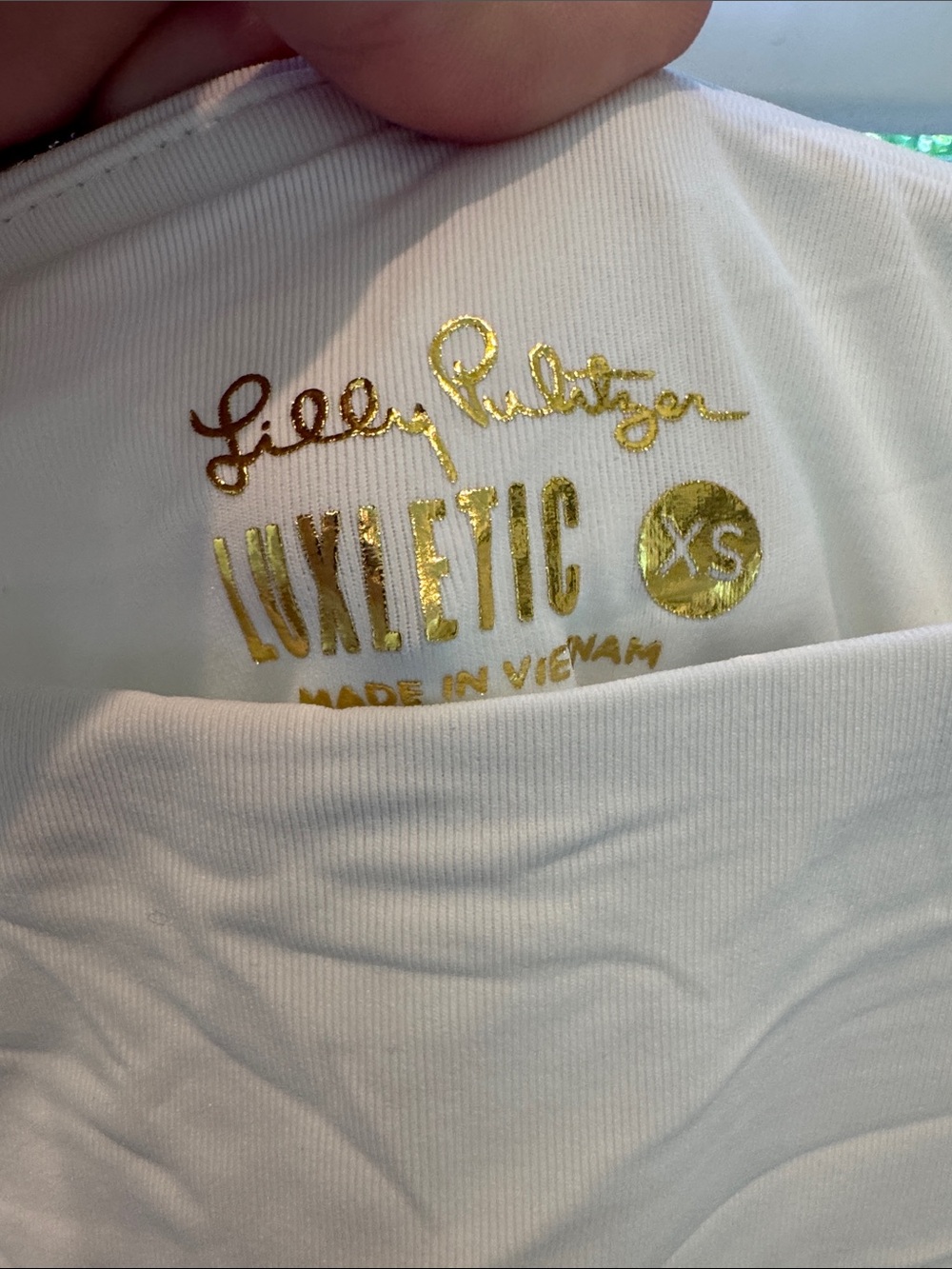 Lilly Pulitzer Cassata Luxletic Skort in Resort White and Holding Court - Picture 2 of 4